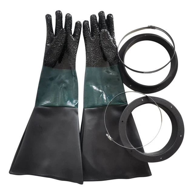 Guantes de chorro de arena piezas chorro de arena guantes de chorro de arena con juntas tóricas S7B4