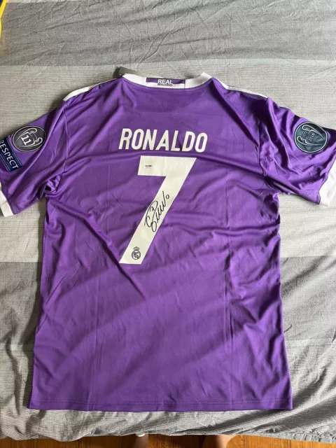 Cristiano Ronaldo signed Real Madrid Jesrsey AUTHENTIC 📈📈🔥🔥