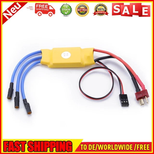 Motor Sin Escobillas Rc Boat Esc 30a Control De Velocidad Es | Meses Sin Interés