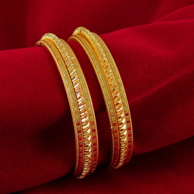 Bracelet Kada Éthnique Indien Plaqué Argent - Bijou Bollywood Pour Mariage Ou Cérémonie