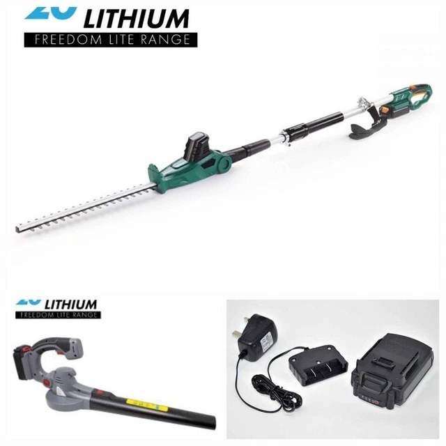 CORDLESS TELESCOPIC TRIMMER Eckman Freedom Lite 20v Lithium Garden