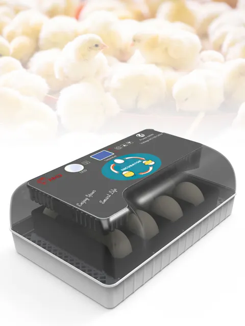 Egg Incubator Digital Fully Automatic 12 Eggs Poultry Hatcher for Chickens HOT 2