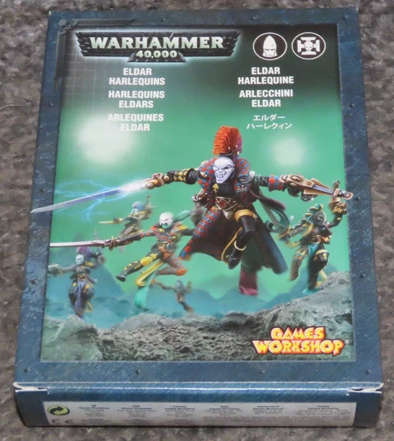 Warhammer 40k Arlecchini ROGUE TRADER ELDAR Arlecchino Avatar Trouper Metallo Cittadella Libro Warhammer
