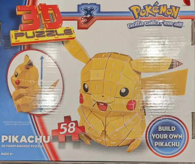 Pikachu & Eevee Crystal 3D Puzzle Pokemon 48 Pieces Beverly 50247 Japan  Impor