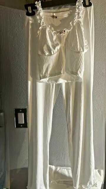 Women's Pajamas Set Size Small White