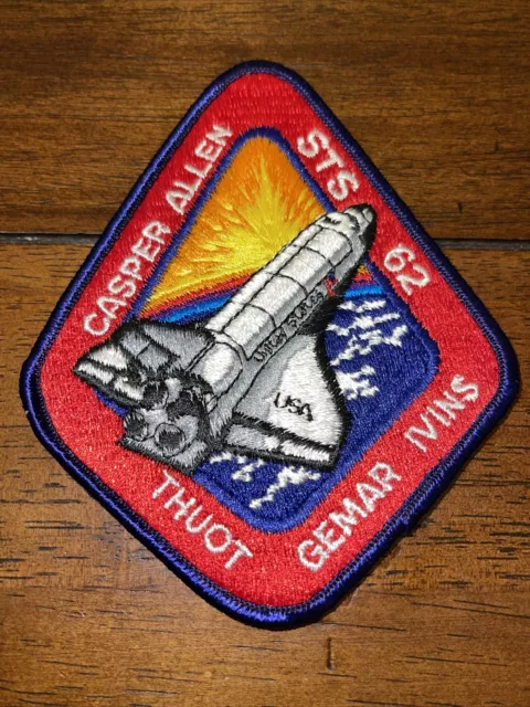 STS-62 NASA Space Shuttle COLUMBIA Mission NASA Astronaut Patch AB Emblem Vtg