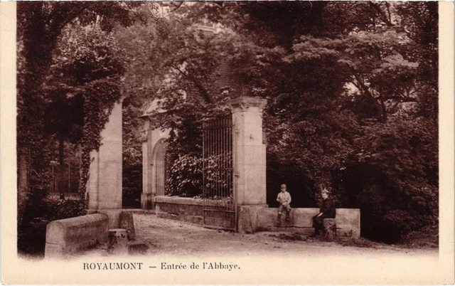 CPA Asnieres s Oise Entree de l'Abbaye FRANCE (1309528)