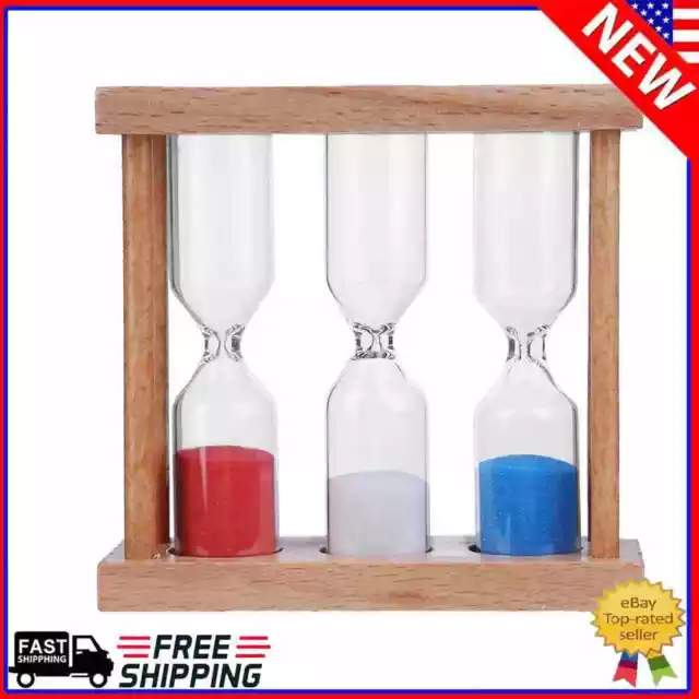 1/3/5 Minutes Hourglass Sandglass Sand Clock Timer for Kids Brush Teeth