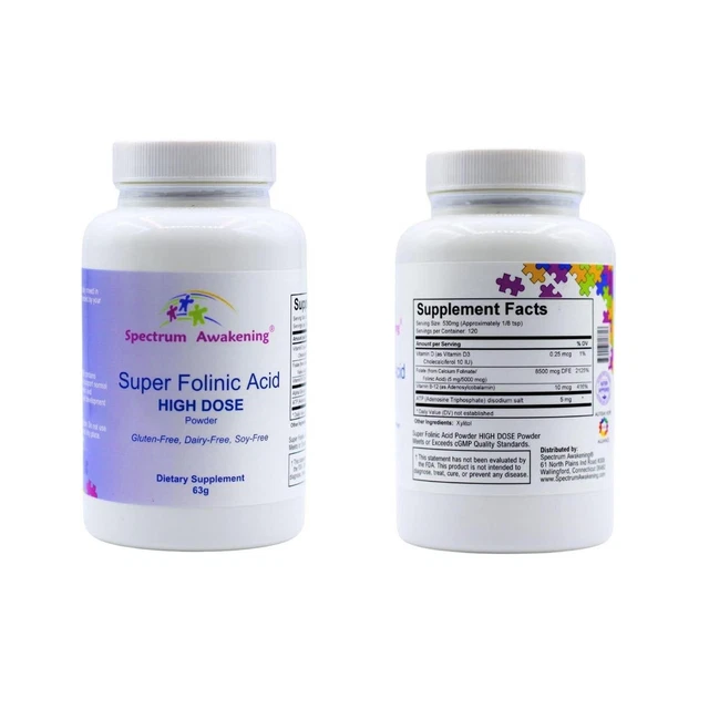 2X SPECTRUM AWAKENING Super Folinic Acid High Dose Powder £28.09 ...