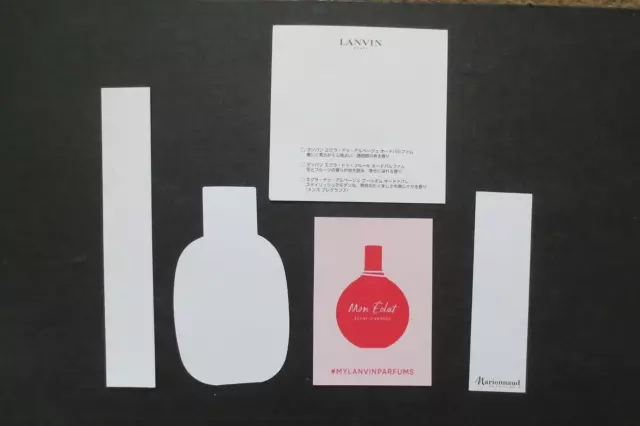 5 X LANVIN Paris Perfume/ Fragrance Advertising Blotter cards EUR 2,34 ...