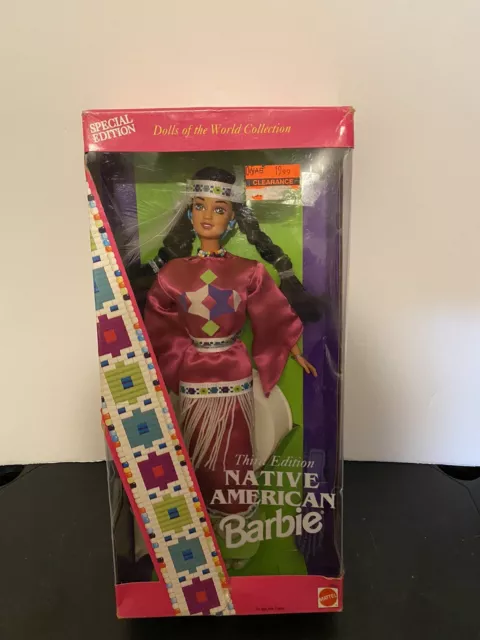 Barbie Dolls Of The World Native American 3rd Edition 1994