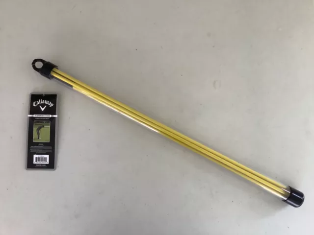 Callaway Golf 48" Alignment Sticks - Swing Path Training Aid - Shock Cord Poles