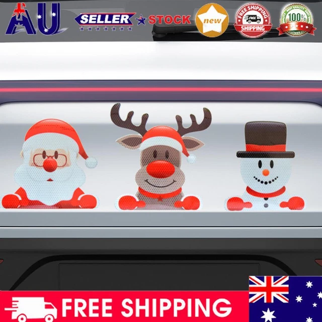 Refrigerator Magnets Light Bulb Car Magnetic Reflective Sticker Xmas Home Decor