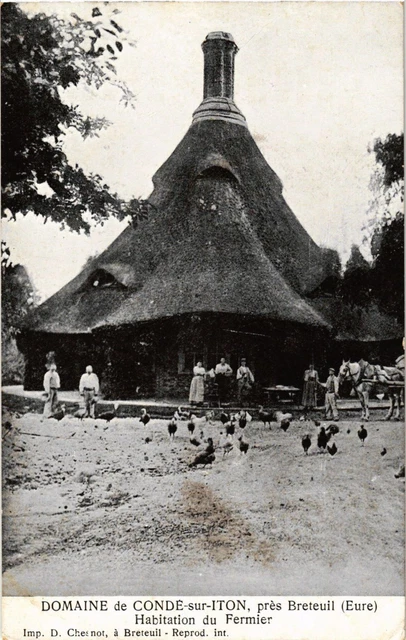 CPA Domaine de CONDÉ-sur-ITON pres BRETEUIL - Habitation du .. (296988)