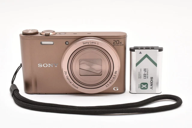 SONY CYBER-SHOT DSC-WX300 Brown 21.1MP 20x Digital Camera
