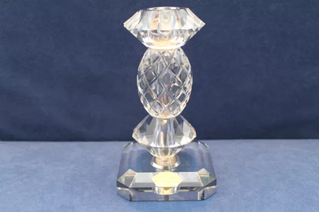 Bleikristall Kristall Kerzenleuchter Kerzenhalter Kerzenständer Handges ca. 960g