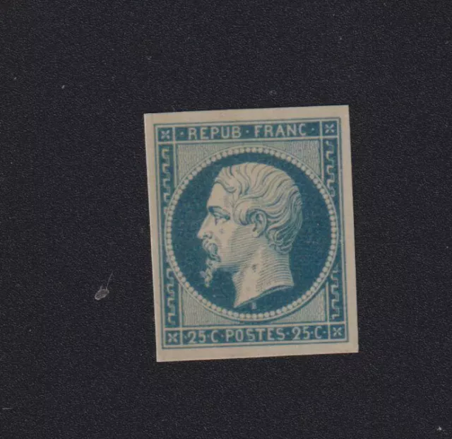 ❤️❤️ Timbre de France Repro, N° 10, 25 c Napoléon, neuf sans gomme stock ❤️❤️❤️