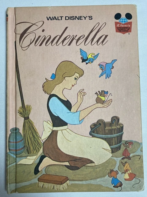 Walt Disney's Cinderella Book Club Edition 1974