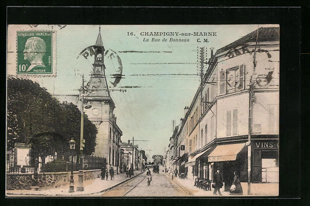 CPA Champigny-sur-Marne, La Rue de Bonneau