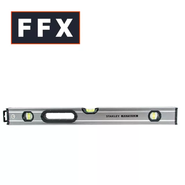 Stanley STA043624 Fatmax Pro Box Beam Spirit Level 3 Vial 60cm 600mm