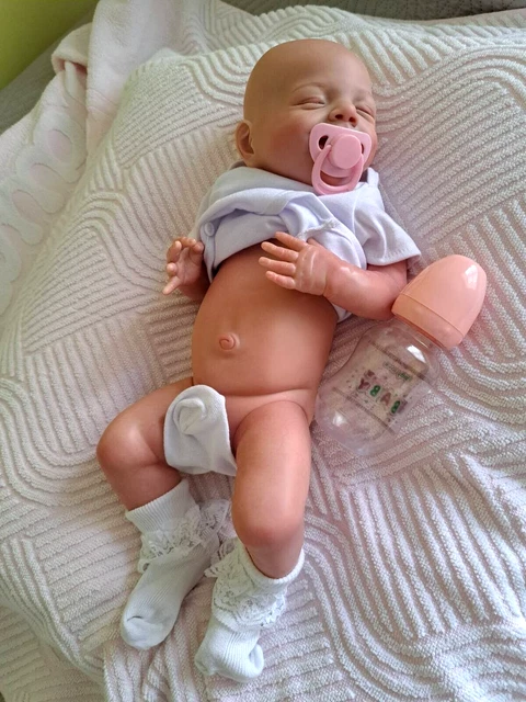 19" Reborn Baby Dolls Boy Full Body 3D Sleeping Toddler Newborn Babies