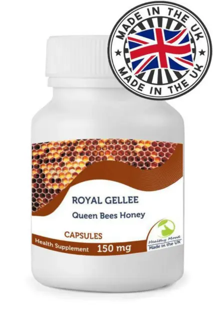 Bumble Bee Honey 150mg 60 Capsules Health Supplements Fresh Queen Royal Jelly Ge