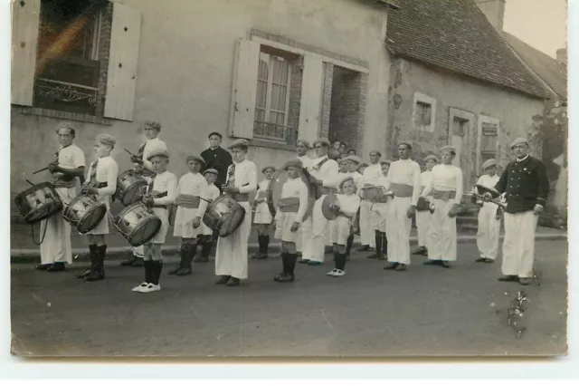 Carte Photo à localiser - Une fanfare - Concours de Gymnastique ? - 22992