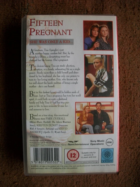 15 AND PREGNANT, kirsten dunst Video VHS £2.00 - PicClick UK