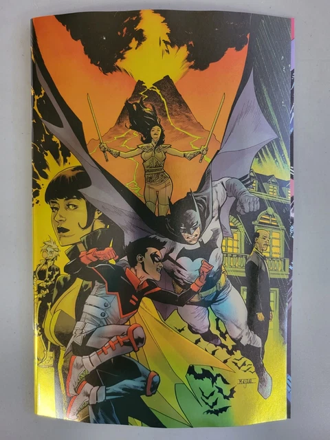 Batman Vs Robin 1 1:100 Mahmud Asrar Foil Variant 1St Print Dc Comics Hot*