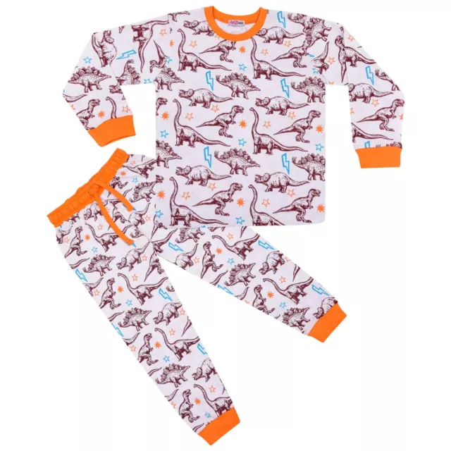 Bambine Ragazzi Dinosauro Pigiama Bambini 2 Pezzi Dino Set Lounge Suit 4