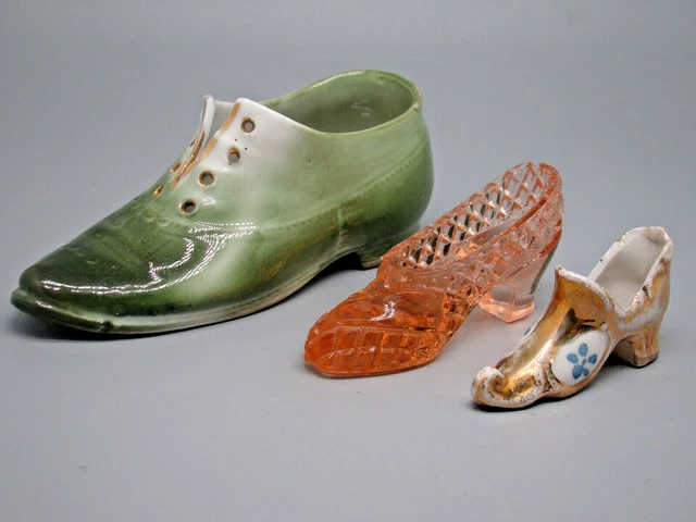 Autres & non classés - Chaussure miniature-en porcelaine-Limoges France