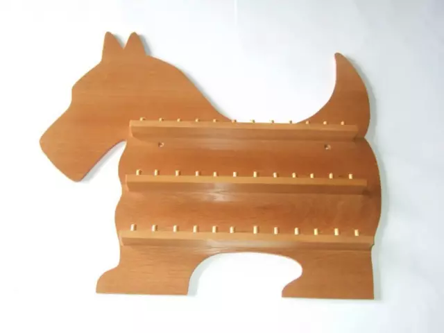 36pc Dog Wooden Thimble Display Rack ( Pine )( huge range - see list )