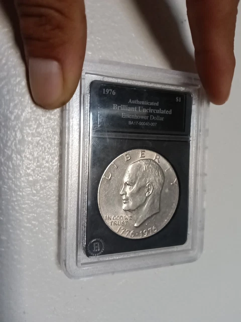 Bicentennial Eisenhower Silver Dollar