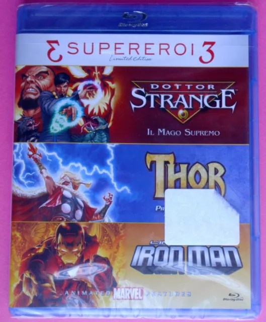 blu ray supereroi limited edition dottor strange iron man thor tales of asgard g