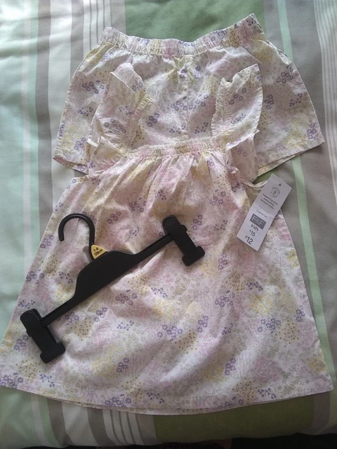 TESCO F F KIDS Girls Pyjamas Size 7 8yrs 2 piece set BRAND NEW
