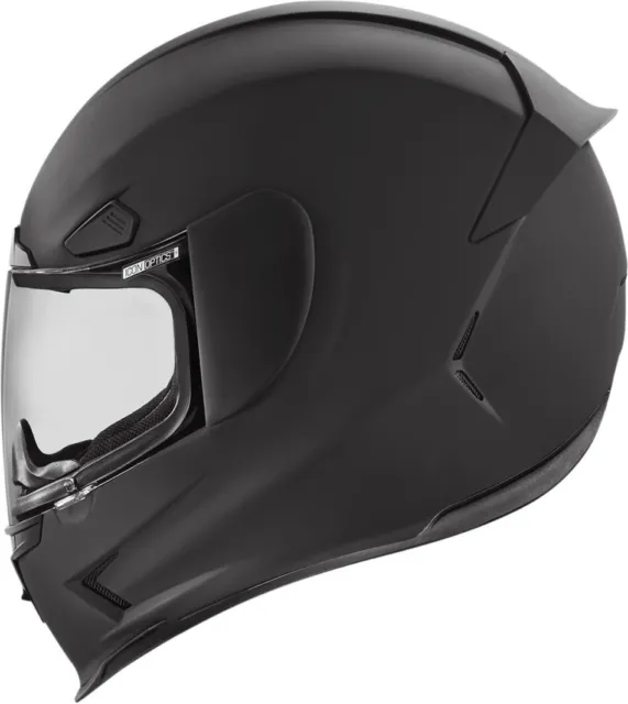 Icon Airframe Pro Full Face Motorcycle Helmet - Rubatone Matt Black
