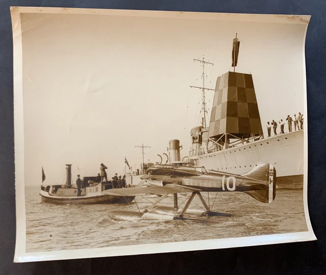 LIV10826  Photographie Photo vintage d&#039;époque aviation avion hydravion Macc