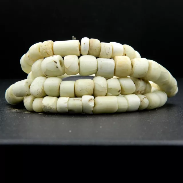 KYRA MINT*114 Ancient VENETIAN Trade GLASS Beads- 6.4 to 11.4 mmDIA-1700s-SAHARA