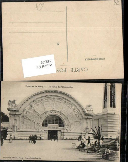 348379,Lothringen Meurthe-et-Moselle Exposition Nancy Le Palais de l'Alimentatio