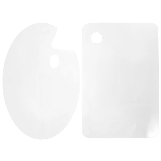 2 Pcs Acryl-Palette Acryl Nass Zeichenbrett Malbrett Student