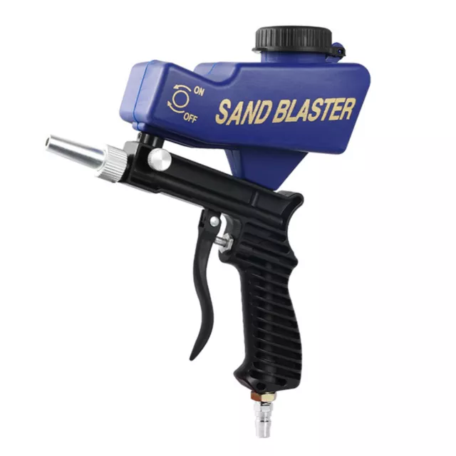 150PSI Portable Pneumatic Sandblaster Sand Blaster Sandblasting Nozzle Gun Tools