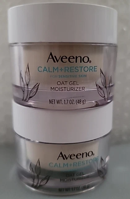 Aveeno Calm + Restore Oat Gel Moisturizer For Sensitive Skin 1.7 Ounces