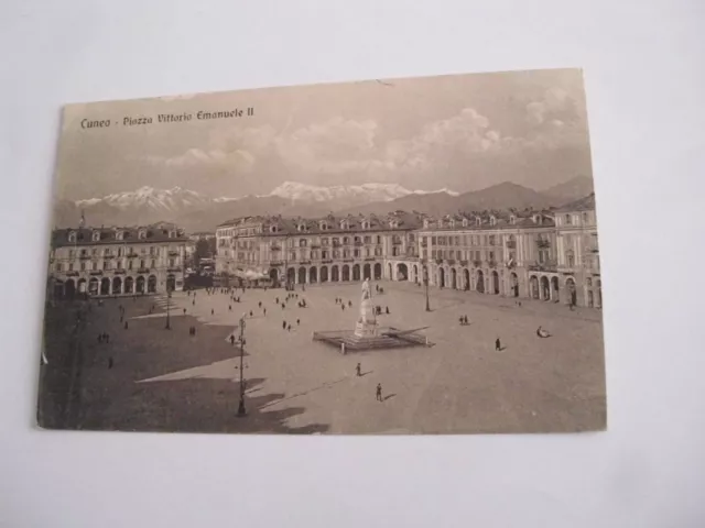 Cuneo - Piazza Vittorio Emanuele II + tram vapore - non spedita f. p.