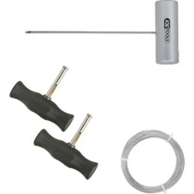 KS TOOLS Schneiddraht-Set Scheibendemontage 140.2245 125mm Aluminium Rolle