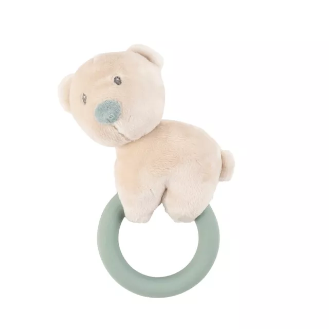 NATTOU Rattle bunny with silicone ring