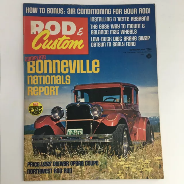 Rod & Custom Magazine November 1972 Bonneville Nationals Report, No Label