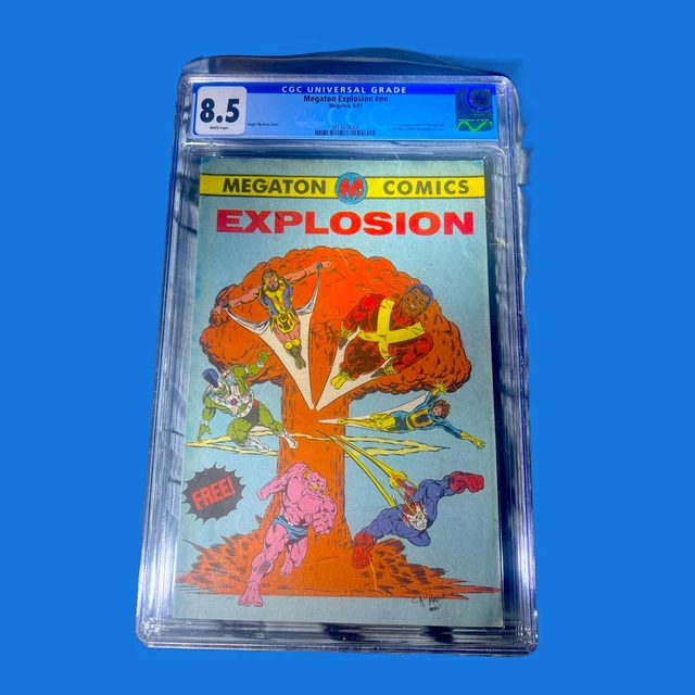 MEGATON EXPLOSION #nn CGC 8.5 VF+ 1st Youngblood Rob Liefeld 3814478006 nn 6/87