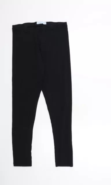 Atmosphere Womens Black Polyester Capri Leggings Size 10 L26 in