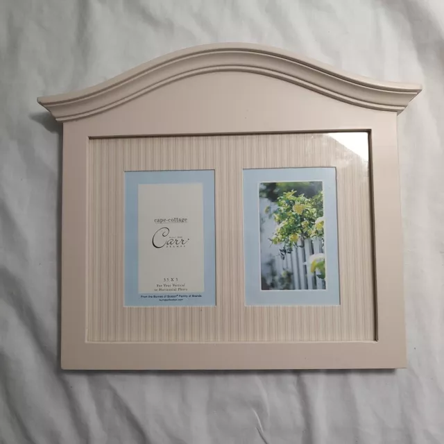 Pretty Cream Cape Cottage Picture Frame With Moulding Border Detail Carr Frames