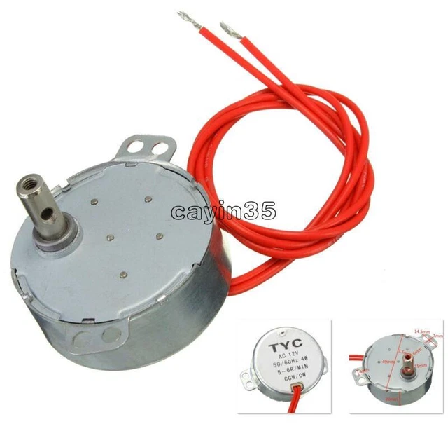 TYJ50-8A7 MICRO MOTORE SINCRONO PER FORNI A MICROONDE AC 220-240V 4W 4